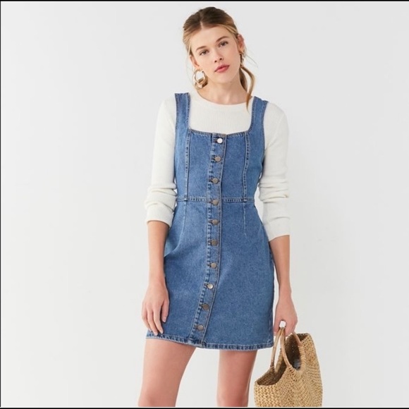 Urban Outfitter Button-Down Denim Dress - Picture 2 of 3